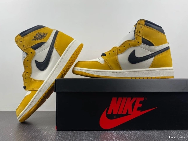 Yellow Jordan High 1 OG Ochre Air DZ5485-701 0814